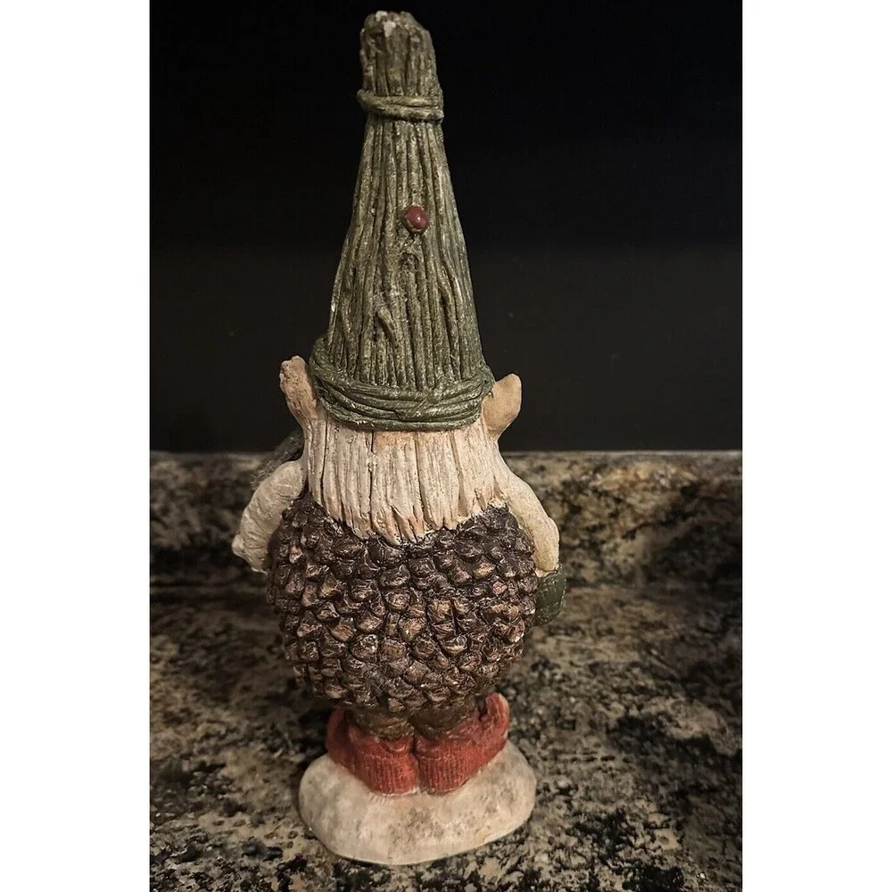 Vintage Gnome Santa Claus Elf Medium Statue Yard Decor Christmas 13” Unique